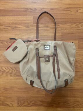 Dooney and Burke Wayfarer Nylon tote bag with small zipper pouch